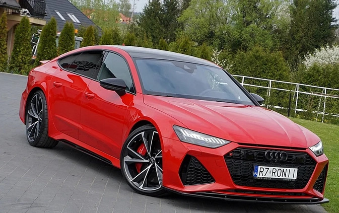 Audi RS7 cena 549000 przebieg: 39800, rok produkcji 2020 z Dynów małe 781